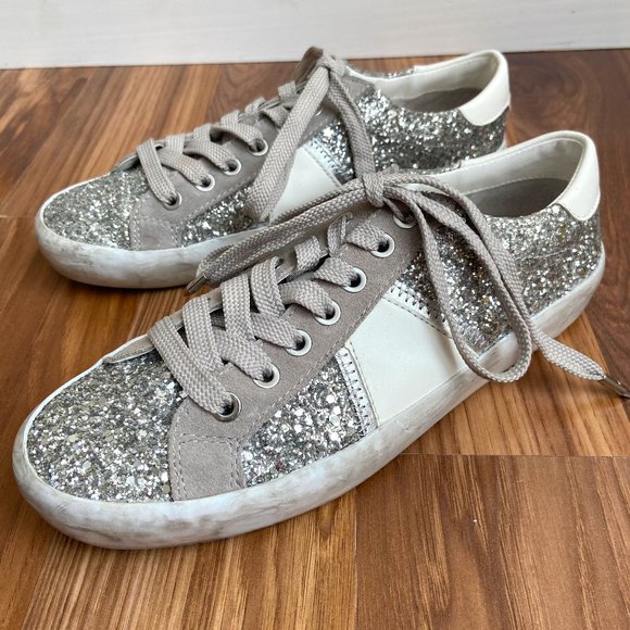 Sam Edelman Shoes - Sam Edelman Distressed Glitter Baylee Sneaker
